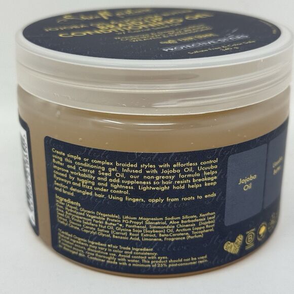SheaMoisture Braid Up Conditioning Gel Jojoba Oil Ucuuba Butter New Discontinued - Picture 4 of 10
